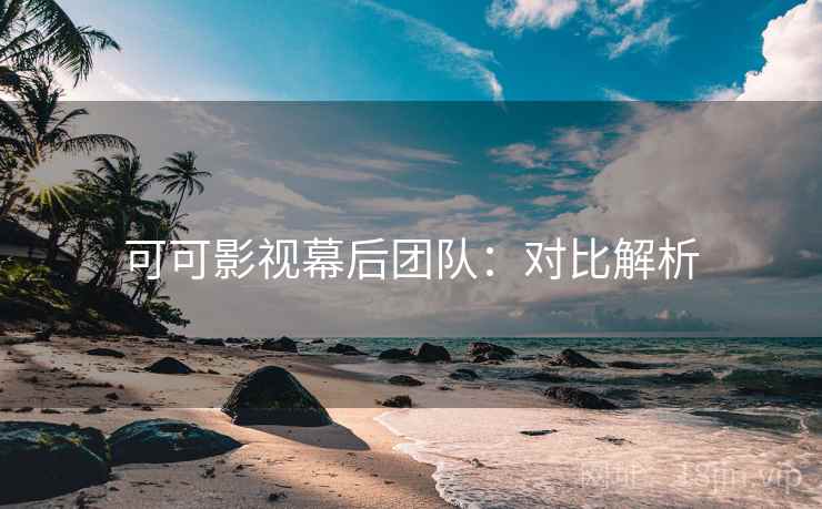 可可影视幕后团队：对比解析